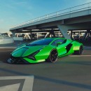 Lamborghini Sián FKP 37 widebody rendering by __designz__
