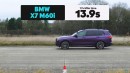 BMW X7 M60i vs M50d races on carwow