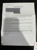 Tesla had to sent paper letters to inform customers on the OTA update