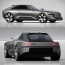 Audi Eighty rendering on cardesignworld
