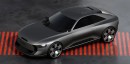 Audi Eighty rendering on cardesignworld