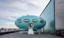 The only known Futuro home in the UK, fully restored by artist Craig Barnes