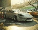 G-Nosed slammed Widebody Nissan 400Z rendering by the_kyza