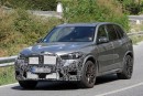 G05 BMW X5 M LCI spy shots with the facelift almost uncovered by Andreas Mau / CarPix