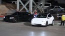BMW M3 vs Tesla Model 3 vs Model Y on Wheels Plus