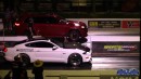 G80 BMW M3 vs Jeep Trackhawk and Camaro on DRACS