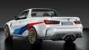 G80 BMW M3 Pickup Truck rendering by Theottle