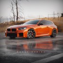 G88 BMW M2 Touring Hot Hatch Shooting Brake rendering by sugardesign_1