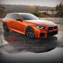 G88 BMW M2 Touring Hot Hatch Shooting Brake rendering by sugardesign_1