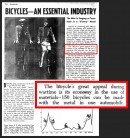 WWII Article About Bicycles