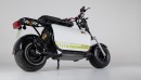 Fat Albert e-scooter with massive luggage compartment