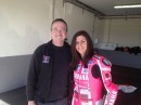 Ornella Ongaro with Freddie Spencer