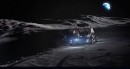 Lunar Outpost Lunar Dawn Artemis Moon rover