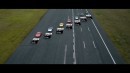 Porsche 911 Turbo generations Drag Race