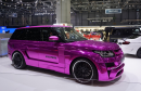 Chrome Pink Range Rover