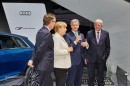 German Chancellor Angela Merkel Visits Frankfurt Motor Show 2015