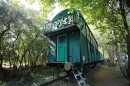 Double-Decker Rail Car Tiny House