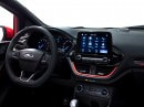 2017 Ford Fiesta interior with 8-inch SYNC 3 touchscreen infotainment