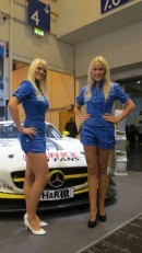 Girls at Essen Motor Show 2012