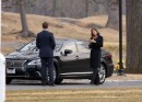 Gisele Bunchen and Tom B Drive a Lexus LS Hybrid