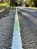 Glow-in-the-dark line markings will make the roads safer