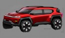 Compact EV SUV and truck by GM Design