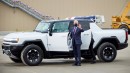 Joe Biden Visits Factory Zero and Drives the GMC Hummer EV Pickup Truck