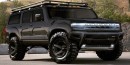 GMC Hummer Rendered as 3-Row Electric SUV