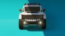 GMC Hummer EV render as SUV and 6x6 pickup truck on Behance
