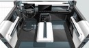 2022 GMC HUMMER EV Official GM Design sketches