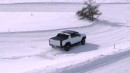 GMC Hummer EV pre-production prototype extreme winter testing