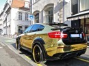Gold BMW X6 Hamann Supreme Edition