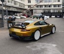 Chromaflair Explosive Gold Porsche 911 GT2 RS