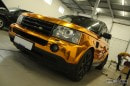 Gold Range Rover Sport