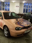 Golf 4 Wrap Overkill: Dragons and Koi Fish