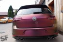 Golf 7 R Wrapped in Sparkling Berry Matte