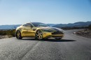 Golf Aston Martin on Gold Forgiato Wheels
