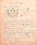 Bell's first telephone sketches