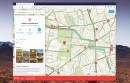 The web-based Waze interface