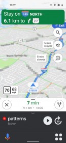 New Google Maps driving mode