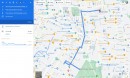 Indicaciones de navegación para andar en bicicleta en Google Maps