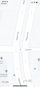 Traffic lights on Google Maps
