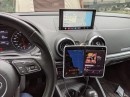 Microsoft Surface Duo in the car