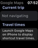 Google Maps on the Apple Watch