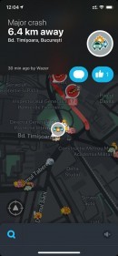 Waze app on iOS