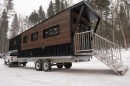 The Minimaliste Gooseneck Nomad makes family-sized, off-grid, all-season tiny living possible