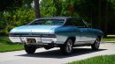1968 Chevrolet Chevelle SS 396 Sport Coupe in Grotto Blue