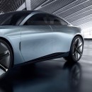 BMW electric sedan rendering
