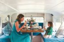 Betty is an old double-decker repurposed as an elegant, almost luxurious tiny house