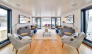 The Walter Greaves houseboat was delivered in 2017, offers pure luxury with a very unassuming exterior, and a "bargain" in terms of price